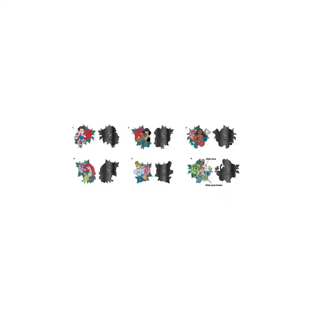 Disney Loungefly POP! Pin Ansteck-Pins Princess Tattoo 3 cm Sortiment (12)
