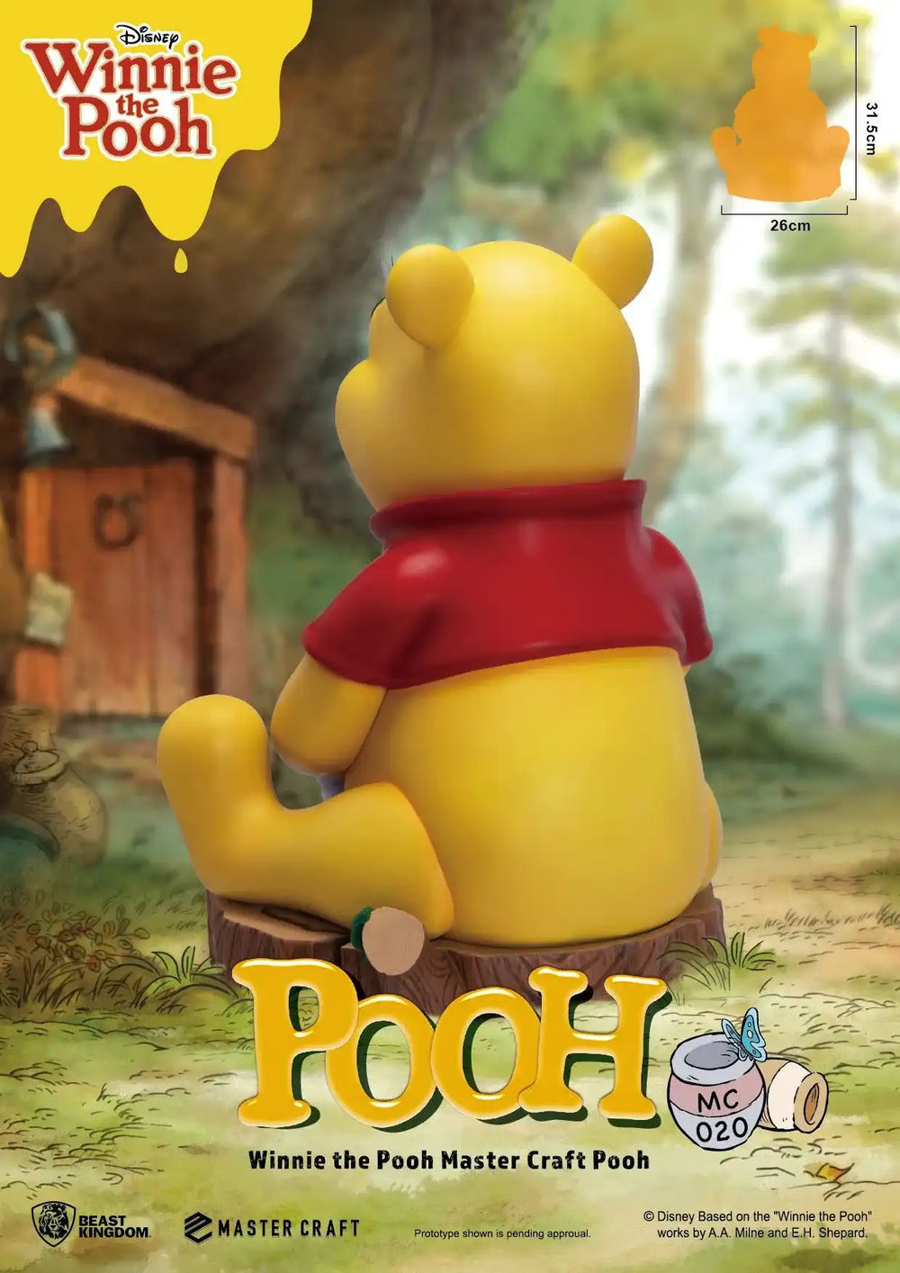 Disney Master Craft Statue Winnie the Pooh 31 cm - Smalltinytoystore