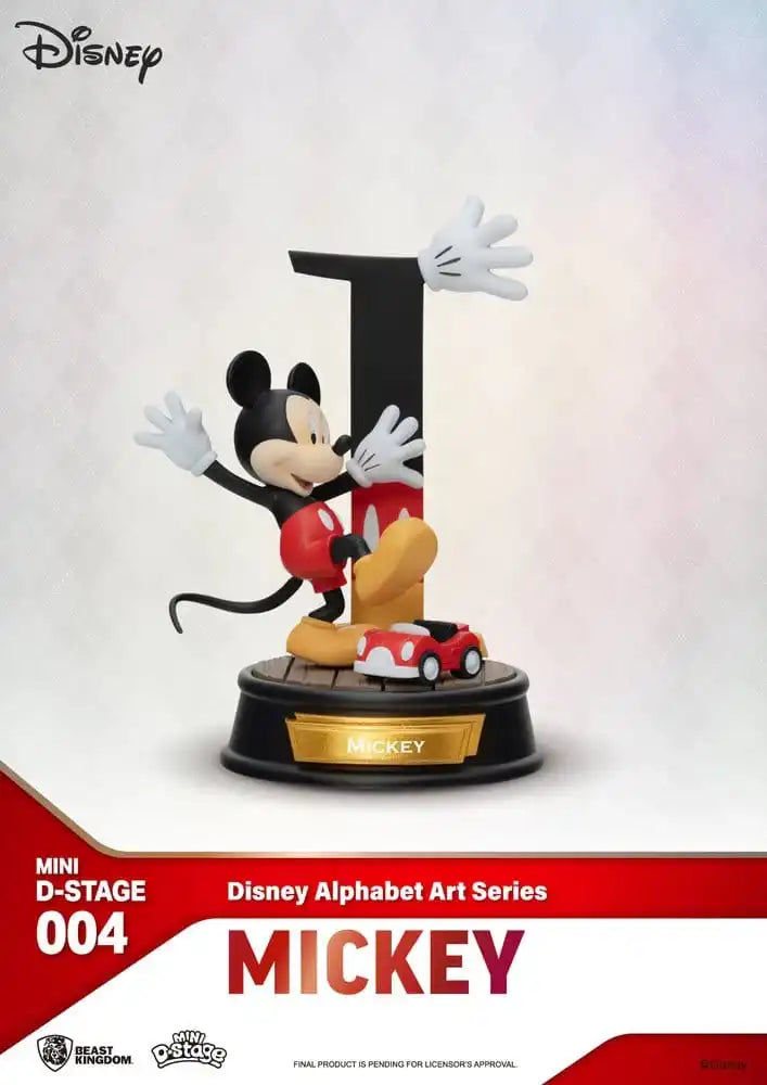 Disney Mini Diorama Stage Statuen 6-er Pack Alphabet Art 10 cm
