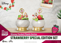 Disney Mini Diorama Stage Statuen Pocket Plants Series Strawberry Special Edition Set 12 cm - Smalltinytoystore
