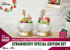 Disney Mini Diorama Stage Statuen Pocket Plants Series Strawberry Special Edition Set 12 cm - Smalltinytoystore