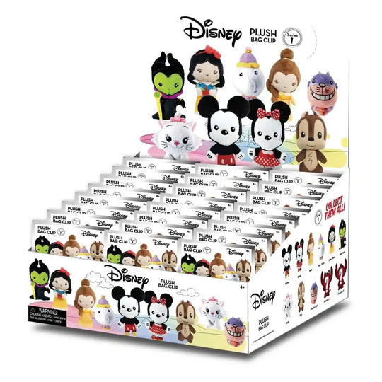 Disney Plüsch-Taschenanhänger Display (24) - Smalltinytoystore