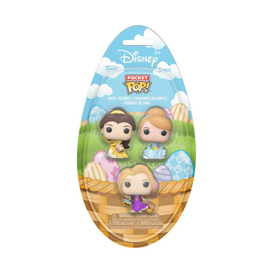 Disney Pocket POP! Vinyl Figuren 3er-Pack Egg Princess 4 cm - Smalltinytoystore