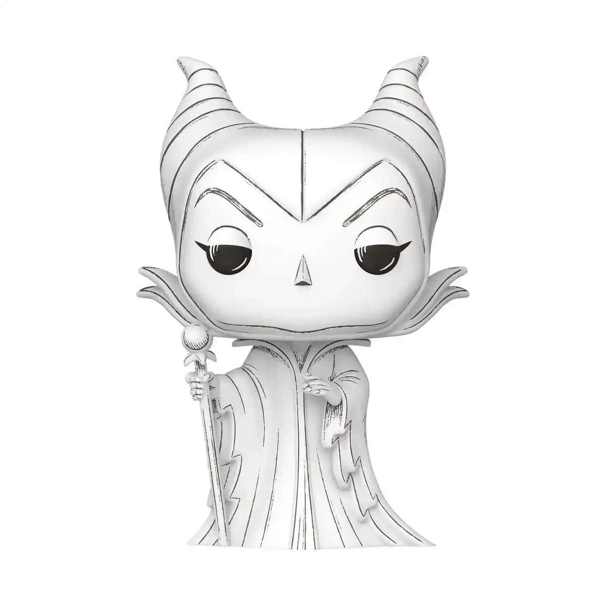 Disney POP! Vinyl Figur Sketched- Maleficent 9 cm - Smalltinytoystore