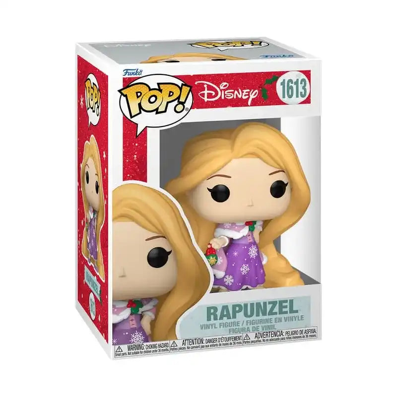Disney Princess POP! Vinyl Figur Holiday Rapunzel 9 cm - Smalltinytoystore