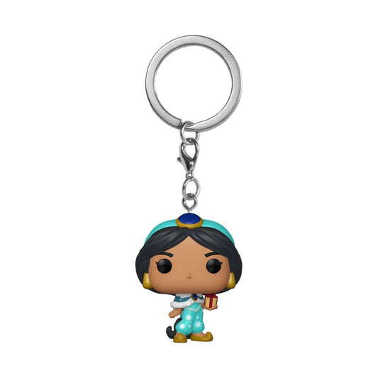 Disney Princess POP! Vinyl Schlüsselanhänger 4 cm Holiday Jasmine Display (12) - Smalltinytoystore
