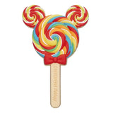 Disney Soft Touch Magnet Mickey Lollipop Red - Smalltinytoystore