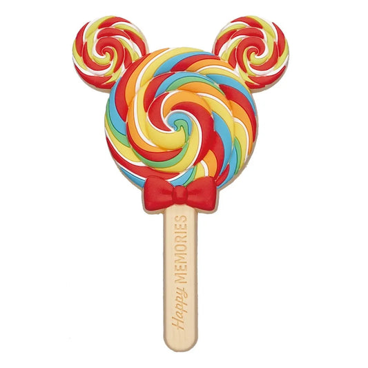 Disney Soft Touch Magnet Mickey Lollipop Red - Smalltinytoystore