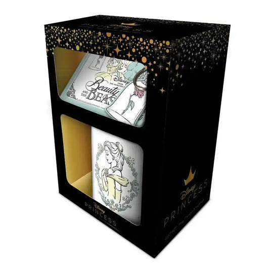 Disney Tasse, Untersetzer und Schlüsselanhänger Die Schöne und das Biest Enchanted - Smalltinytoystore