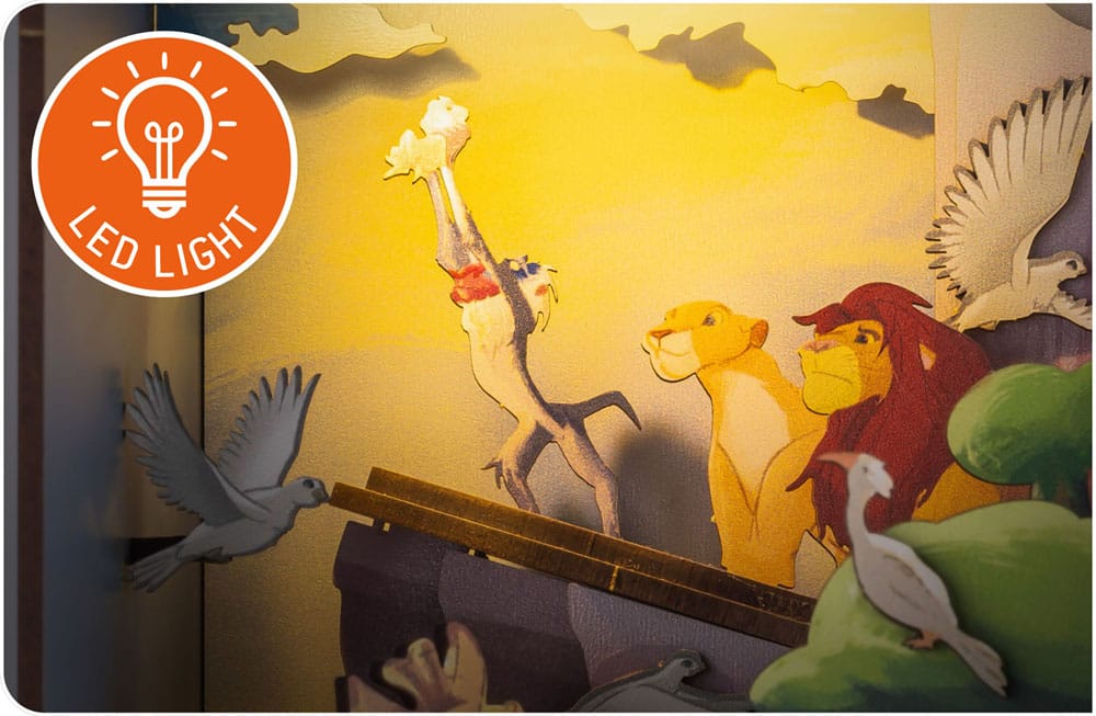 Disney Tiny Adventures Book Nook Mini-Diorama Der König der Löwen 23 cm - Smalltinytoystore