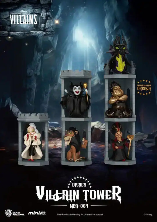 Disney Villains Mini Egg Attack Blind Box Figuren Series Villain Tower Sortiment 12 cm (6) - Smalltinytoystore