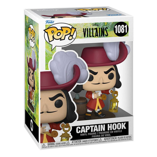 Disney: Villains POP! Disney Vinyl Figur Captain Hook 9 cm - Smalltinytoystore