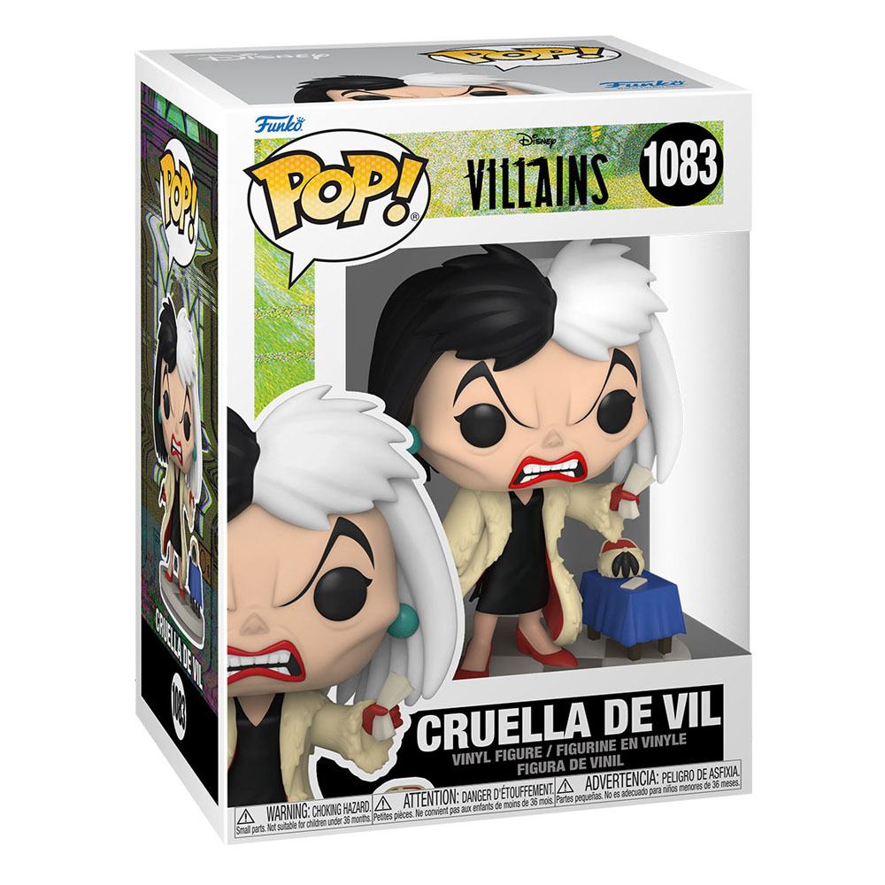 Disney: Villains POP! Disney Vinyl Figur Cruella de Vil 9 cm - Smalltinytoystore