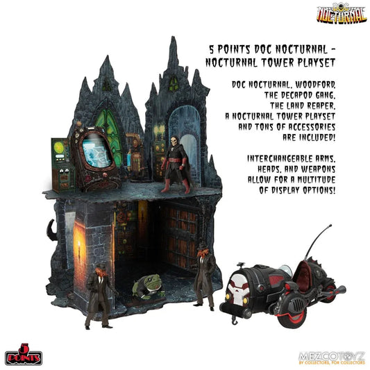 Doc Nocturnal 5 Points Actionfiguren Nocturnal Tower Playset 9 cm - Smalltinytoystore
