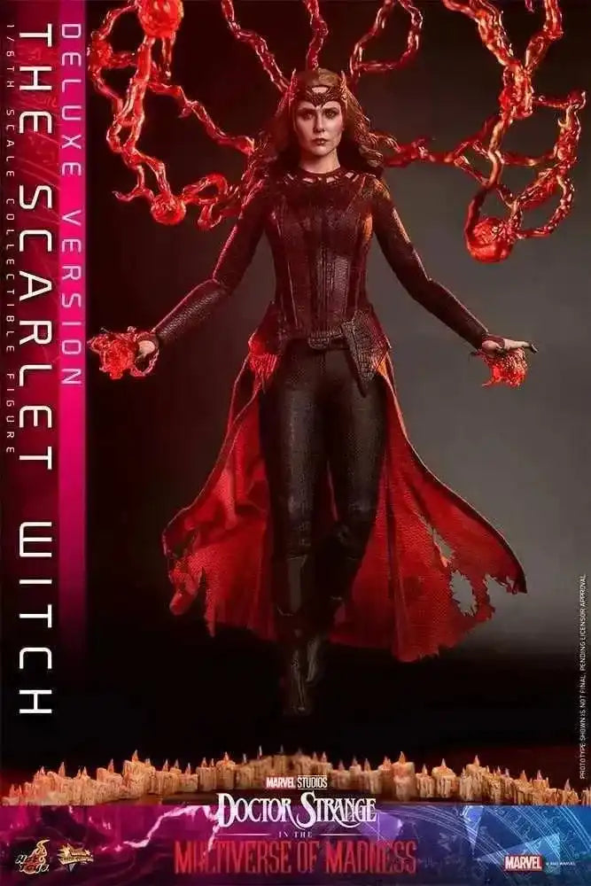 Doctor Strange in the Multiverse of Madness Movie Masterpiece 1/6 The Scarlet Witch (Deluxe Version) 28 cm HOT TOYS - Smalltinytoystore