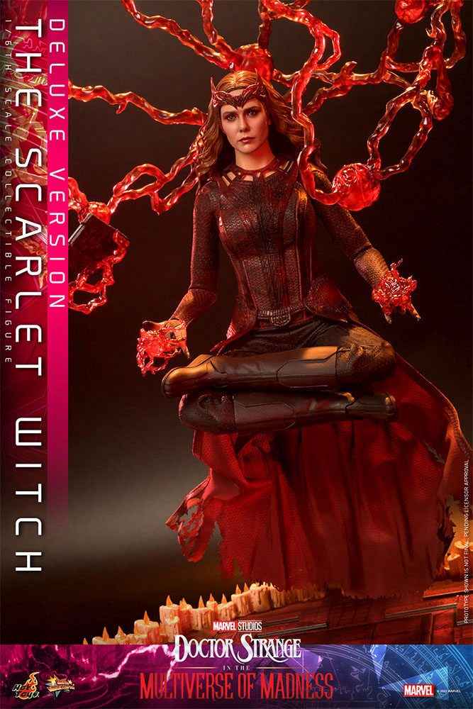 Doctor Strange in the Multiverse of Madness Movie Masterpiece 1/6 The Scarlet Witch (Deluxe Version) 28 cm - Smalltinytoystore