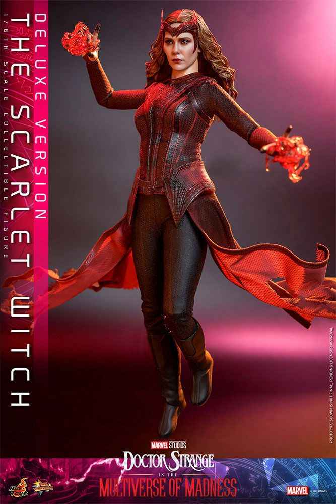 Doctor Strange in the Multiverse of Madness Movie Masterpiece 1/6 The Scarlet Witch (Deluxe Version) 28 cm - Smalltinytoystore