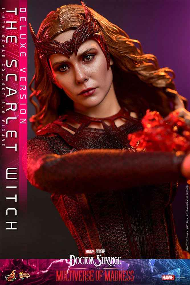 Doctor Strange in the Multiverse of Madness Movie Masterpiece 1/6 The Scarlet Witch (Deluxe Version) 28 cm - Smalltinytoystore