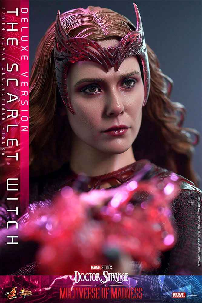 Doctor Strange in the Multiverse of Madness Movie Masterpiece 1/6 The Scarlet Witch (Deluxe Version) 28 cm - Smalltinytoystore