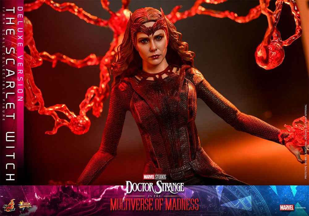 Doctor Strange in the Multiverse of Madness Movie Masterpiece 1/6 The Scarlet Witch (Deluxe Version) 28 cm - Smalltinytoystore