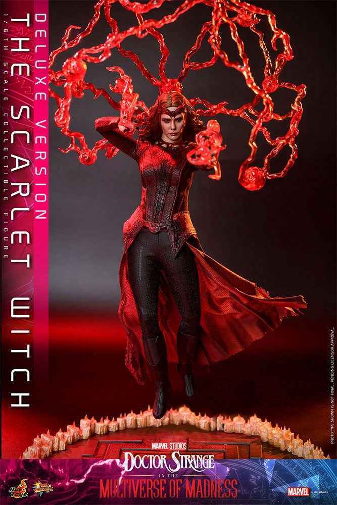 Doctor Strange in the Multiverse of Madness Movie Masterpiece 1/6 The Scarlet Witch (Deluxe Version) 28 cm - Smalltinytoystore