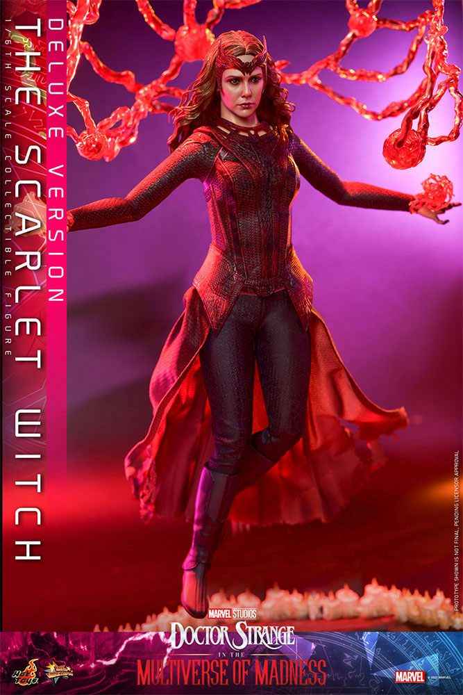 Doctor Strange in the Multiverse of Madness Movie Masterpiece 1/6 The Scarlet Witch (Deluxe Version) 28 cm - Smalltinytoystore