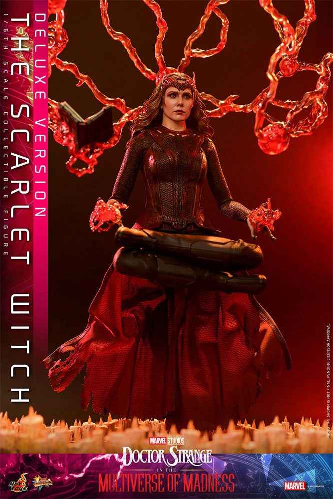 Doctor Strange in the Multiverse of Madness Movie Masterpiece 1/6 The Scarlet Witch (Deluxe Version) 28 cm - Smalltinytoystore