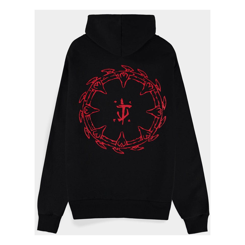 Doom Hoodie Doom Zipper Symbol Größe L - Smalltinytoystore