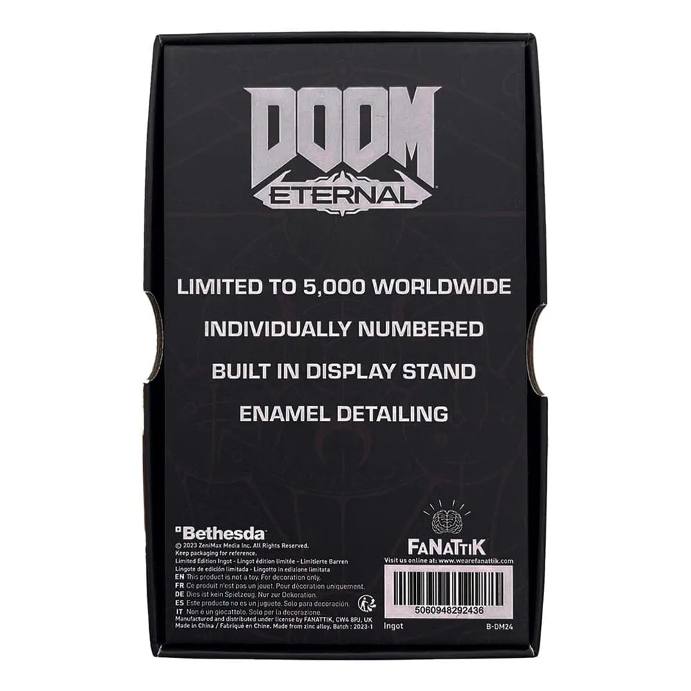 Doom Metallbarren Crucible Sword Stained Glass Limited Edition - Smalltinytoystore