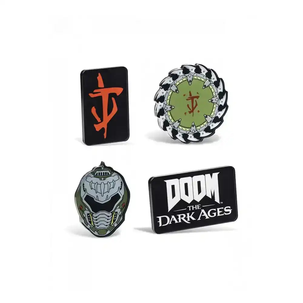 Doom The Dark Ages Magnet-Set Icons - Smalltinytoystore