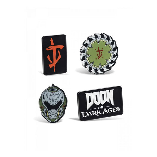 Doom The Dark Ages Magnet-Set Icons - Smalltinytoystore