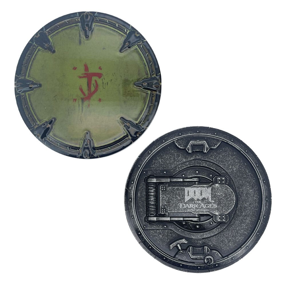 Doom: The Dark Ages Medaille Saw Shield - Smalltinytoystore