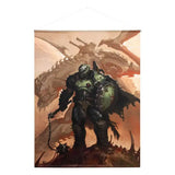 Doom The Dark Ages Poster Canvas Concept Art - Smalltinytoystore