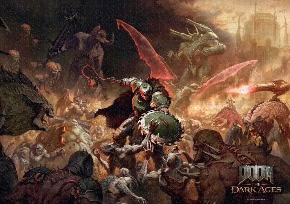 Doom The Dark Ages Puzzle Slayer's Rag (1000 Teile) - Smalltinytoystore