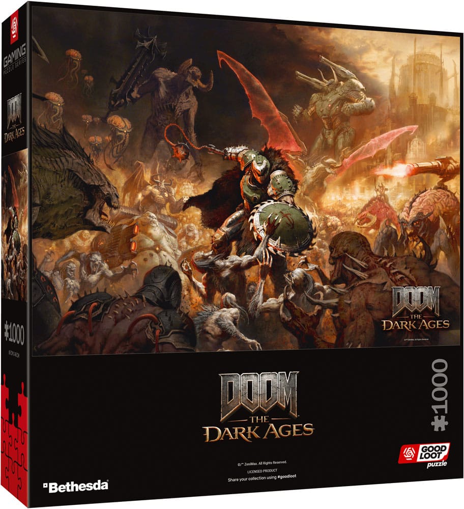 Doom The Dark Ages Puzzle Slayer's Rag (1000 Teile) - Smalltinytoystore