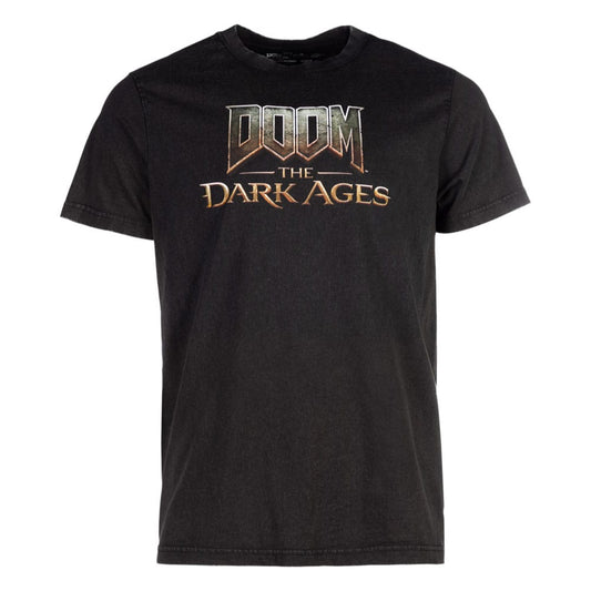 Doom The Dark Ages T-Shirt Logo Washed Out Größe L - Smalltinytoystore