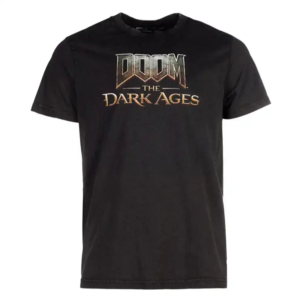 Doom The Dark Ages T-Shirt Logo Washed Out Größe M - Smalltinytoystore