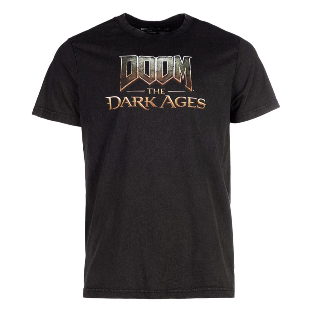 Doom The Dark Ages T-Shirt Logo Washed Out Größe S - Smalltinytoystore