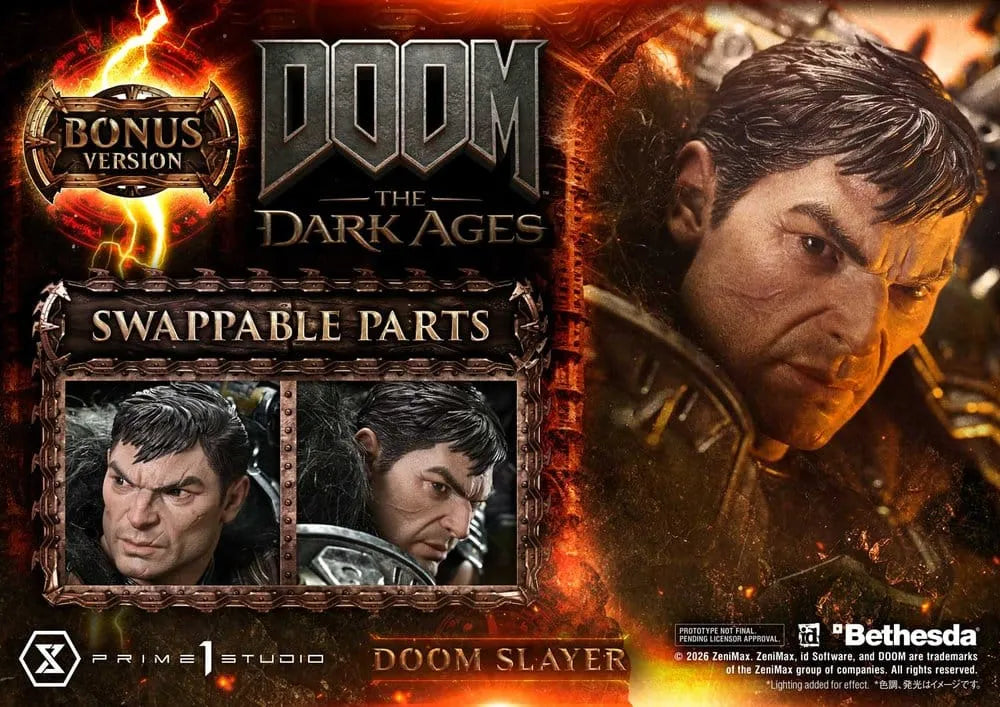 DOOM: The Dark Ages Ultimate Premium Masterline Series Statue 1/4 DOOM Slayer DX Bonus Version 77 cm