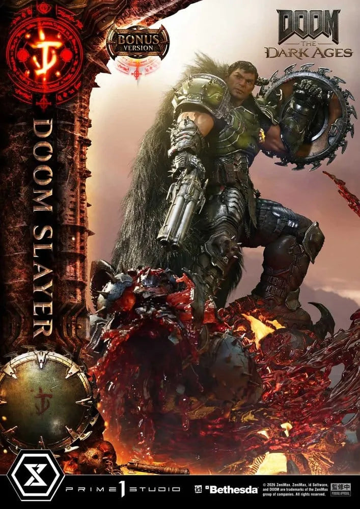 DOOM: The Dark Ages Ultimate Premium Masterline Series Statue 1/4 DOOM Slayer DX Bonus Version 77 cm