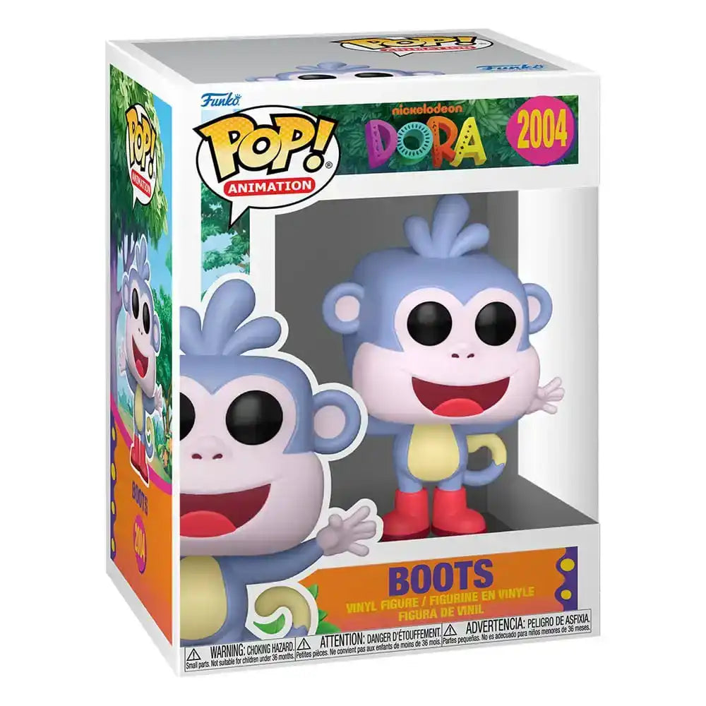Dora POP! Animation Vinyl Figur Boots 9 cm - Smalltinytoystore