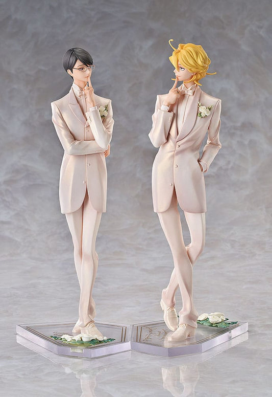 Doukyusei PVC Statuen 2er-Set 1/7 Hikaru Kusakabe & Licht Sajo: Wedding Ver. 24 cm - Smalltinytoystore