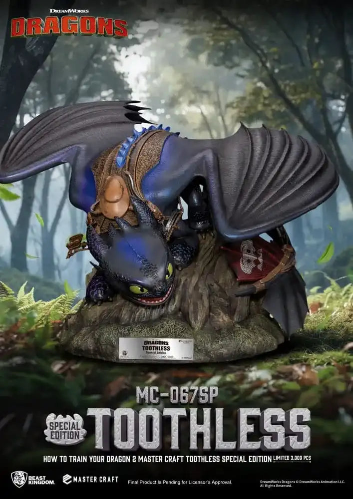 Drachenzähmen leicht gemacht 2 Master Craft Statue Toothless 38 cm