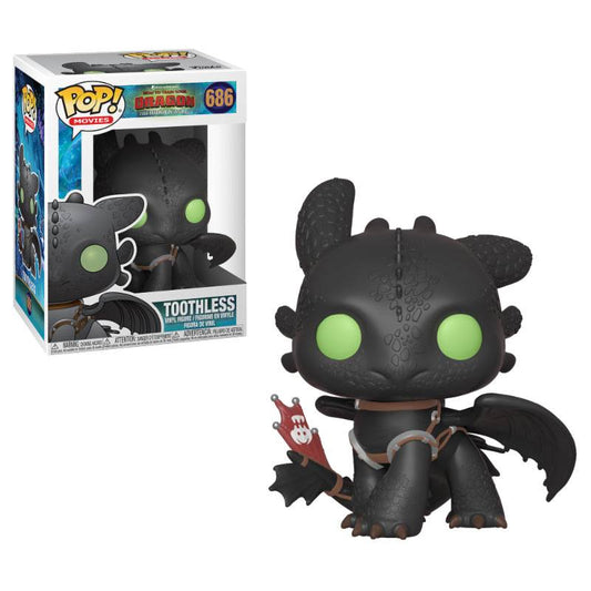 Drachenzähmen leicht gemacht 3 POP! Vinyl Figur Toothless 9 cm - Smalltinytoystore