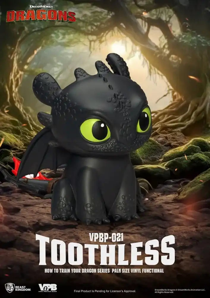 Drachenzähmen leicht gemacht Piggy Vinyl Spardose Ohnezahn 12 cm - Smalltinytoystore