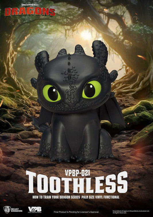 Drachenzähmen leicht gemacht Piggy Vinyl Spardose Ohnezahn 12 cm - Smalltinytoystore
