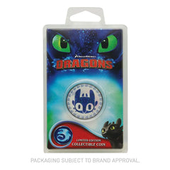 Drachenzähmen leicht gemacht Sammelmünze Limited Edition - Smalltinytoystore