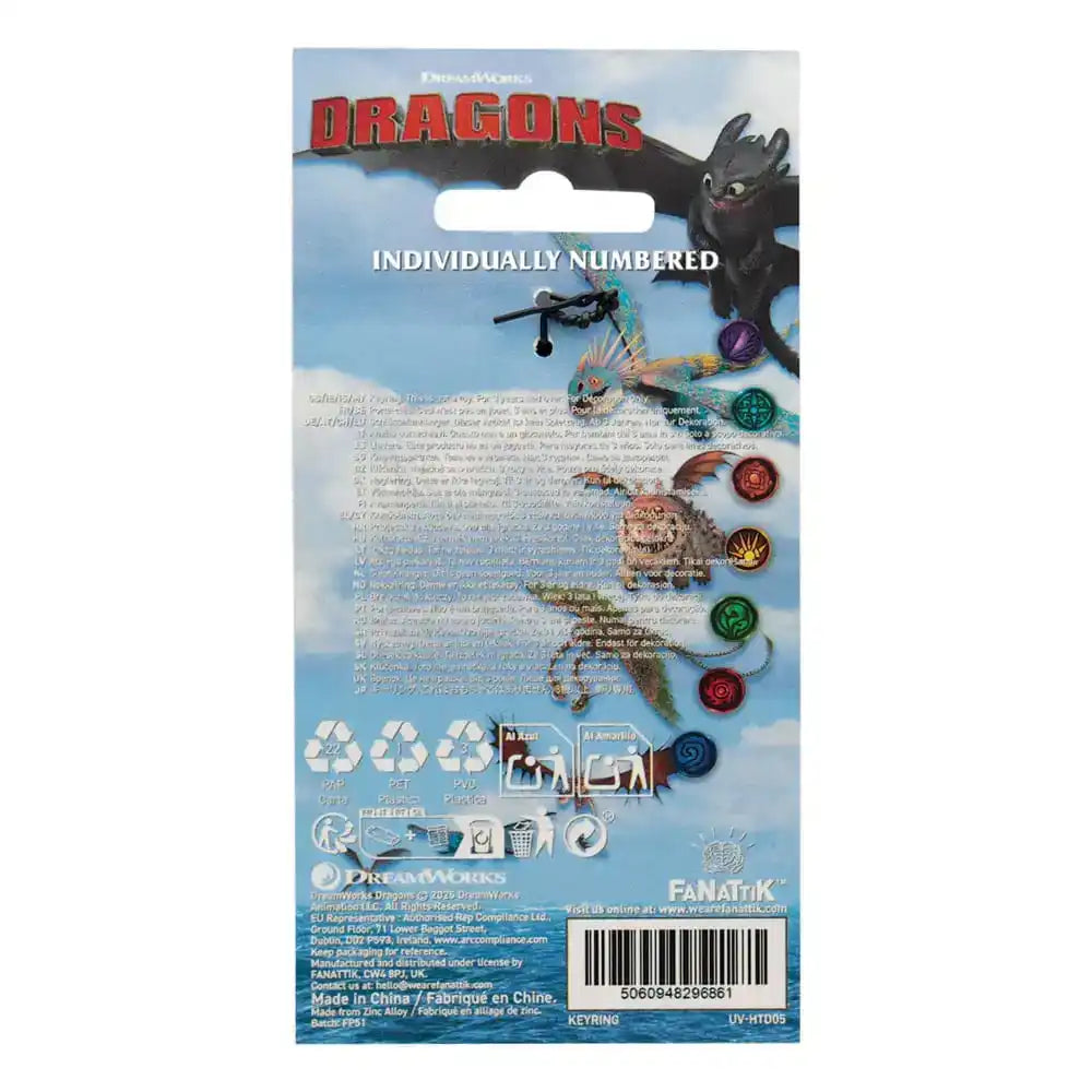 Drachenzähmen leicht gemacht Schlüsselanhänger Ohnezahn Limited Edition - Smalltinytoystore