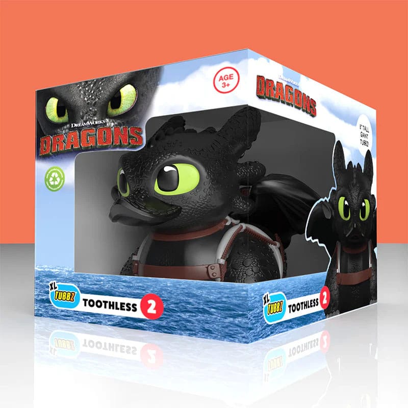 Drachenzähmen leicht gemacht Tubbz PVC Figur XL Ohnezahn 25 cm - Smalltinytoystore