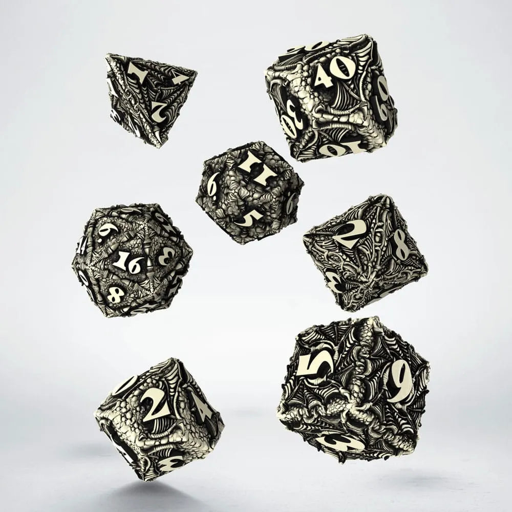 Dracopolis Würfel Set The Scandinavian Blackfang (7) - Smalltinytoystore
